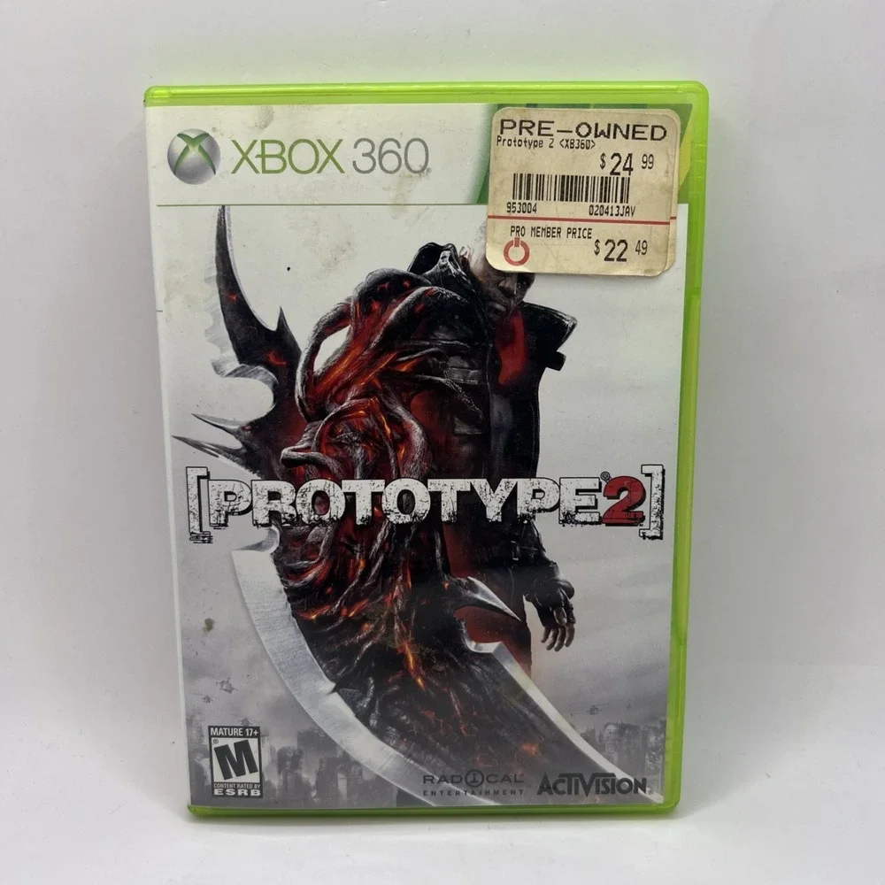 Prototype 2 (Microsoft Xbox 360, 2012 Activision) Complete CIB